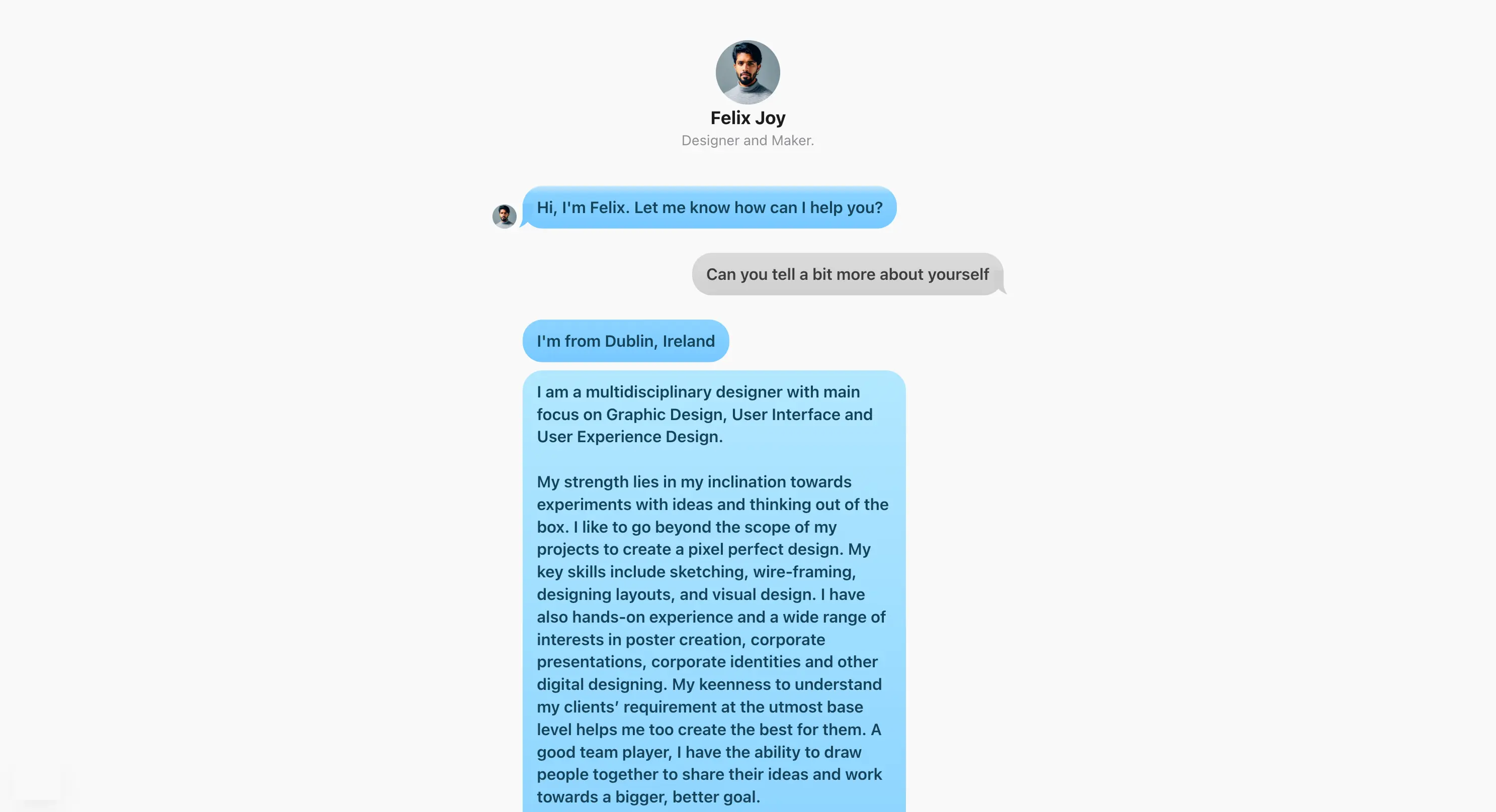 iMessage theme preview